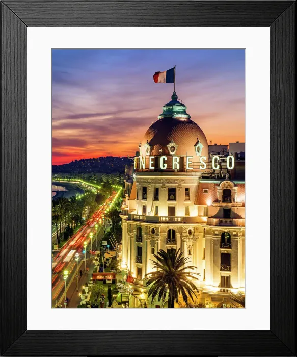 Framed Print : Hotel Negresco, Promenade Des Anglais, Nice, Alpes Provence Maritime, Provence Alpes Cote d Azur, French Riviera, France Framed Print : Hotel Negresco, Promenade Des Anglais, Nice, Alpes Provence Maritime, Provence Alpes Cote d Azur, French Riviera, France