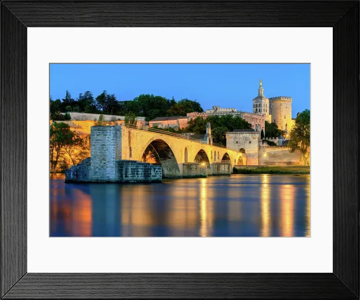 Framed Print : Avignon, Pont Avignon, Pont Saint Benezet, Provence, Alpes Cotes d'Azur, France Framed Print : Avignon, Pont Avignon, Pont Saint Benezet, Provence, Alpes Cotes d'Azur, France