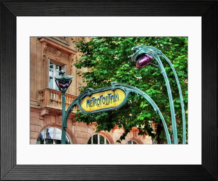 Framed Print : Metro Station Saint Germain, Paris, France Framed Print : Metro Station Saint Germain, Paris, France