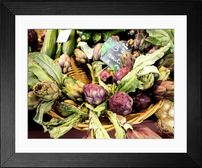 Framed Print : Dijon Market, Dijon, Cote D'Or, Burgundy, France