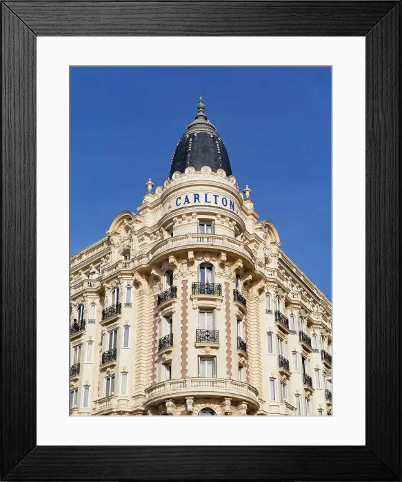 Framed Print : Hotel Carlton, La Croisette, Cannes, Alpes Provence Maritime, Provence Alpes Cote d Azur, French Riviera, France Framed Print : Hotel Carlton, La Croisette, Cannes, Alpes Provence Maritime, Provence Alpes Cote d Azur, French Riviera, France