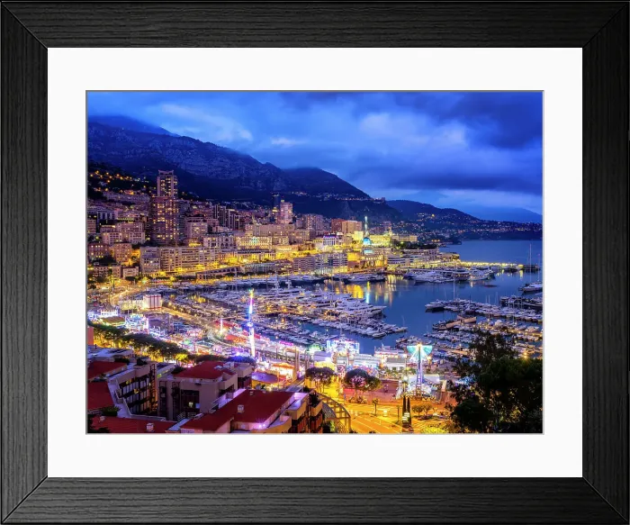 Framed Print : Harbour, Monte Carlo, Monaco Framed Print : Harbour, Monte Carlo, Monaco