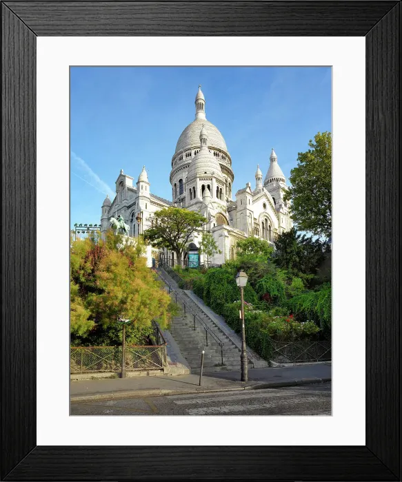 Framed Print : Sacre Coeur Basilica, Montmartre, Paris, Ile de France, France Framed Print : Sacre Coeur Basilica, Montmartre, Paris, Ile de France, France