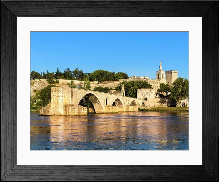 Framed Print : Avignon, Pont Avignon, Pont Saint Benezet, Provence, Alpes Cotes d'Azur, France Framed Print : Avignon, Pont Avignon, Pont Saint Benezet, Provence, Alpes Cotes d'Azur, France