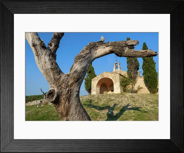 Framed Print : France, Provence, region Bouches-du-Rhone, St-Sixte chapel Framed Print : France, Provence, region Bouches-du-Rhone, St-Sixte chapel