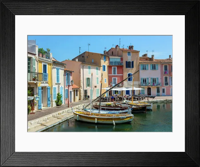 Framed Print : France, Provence, region Bouches-du-Rhone, Martigues town Framed Print : France, Provence, region Bouches-du-Rhone, Martigues town