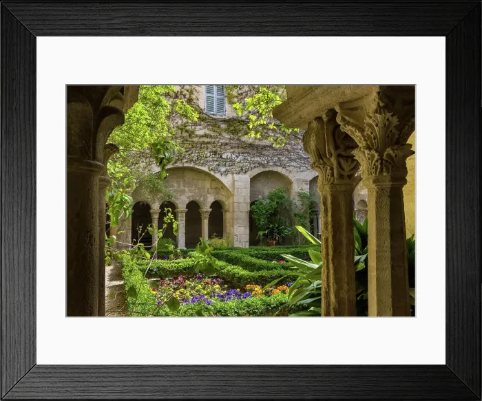 Framed Print : France, Provence, region Bouches-du-Rhone, St-Remy-de-Provence town, Saint-Paul-de-Mausole monastery Framed Print : France, Provence, region Bouches-du-Rhone, St-Remy-de-Provence town, Saint-Paul-de-Mausole monastery