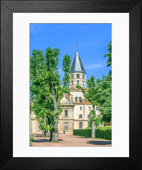 Framed Print : Cluny abbey, Cluny, Maconnais, Saone-et-Loire, Bourgogne-Franche-Comte, Burgundy, France