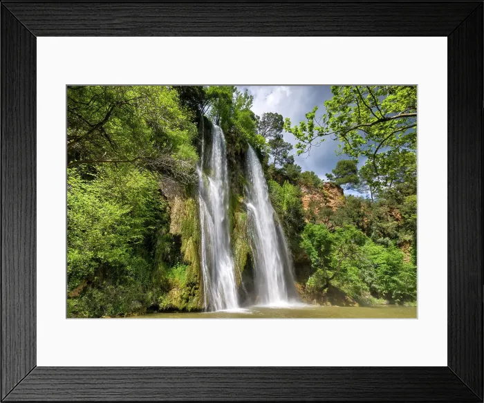 Framed Print : France, Provence, region Var, Sillans-la-Cascade waterfall Framed Print : France, Provence, region Var, Sillans-la-Cascade waterfall