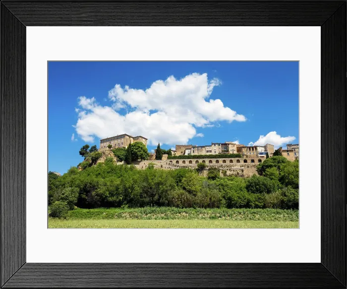 Framed Print : France, Provence, region Vaucluse, Lauris village