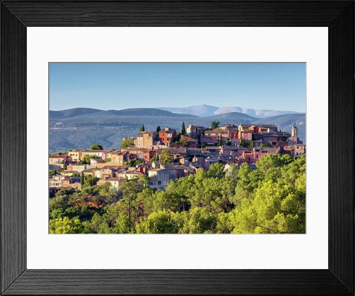Framed Print : France, Provence, region Vaucluse, Roussillon village Framed Print : France, Provence, region Vaucluse, Roussillon village