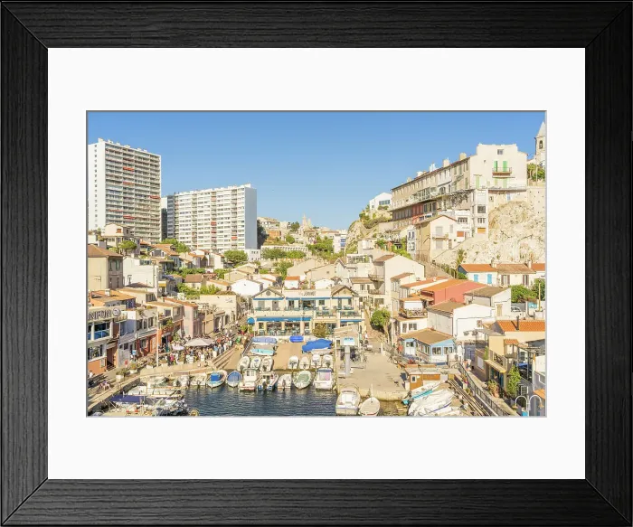 Framed Print : Vallon des Auffes, Marseille, Provence Alpes Cote d'Azur, Bouches du Rhone, France Framed Print : Vallon des Auffes, Marseille, Provence Alpes Cote d'Azur, Bouches du Rhone, France