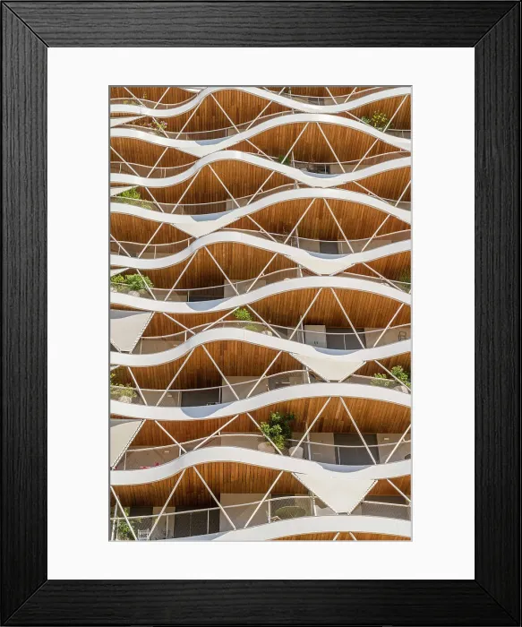 Framed Print : Higher Roch Residence, Montpellier, Herault, France Framed Print : Higher Roch Residence, Montpellier, Herault, France