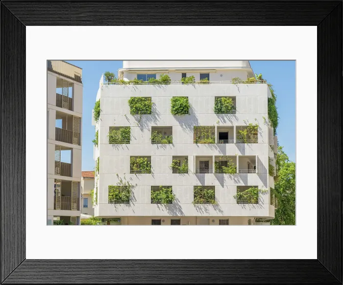 Framed Print : Eden Roch Residence, Montpellier, Herault, France Framed Print : Eden Roch Residence, Montpellier, Herault, France