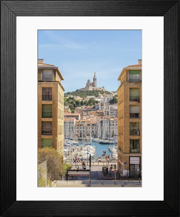 Framed Print : The Old Port or Vieux Port of Marseille, Marseille, Provence Alpes Cote d'Azur, Bouches du Rhone, France Framed Print : The Old Port or Vieux Port of Marseille, Marseille, Provence Alpes Cote d'Azur, Bouches du Rhone, France