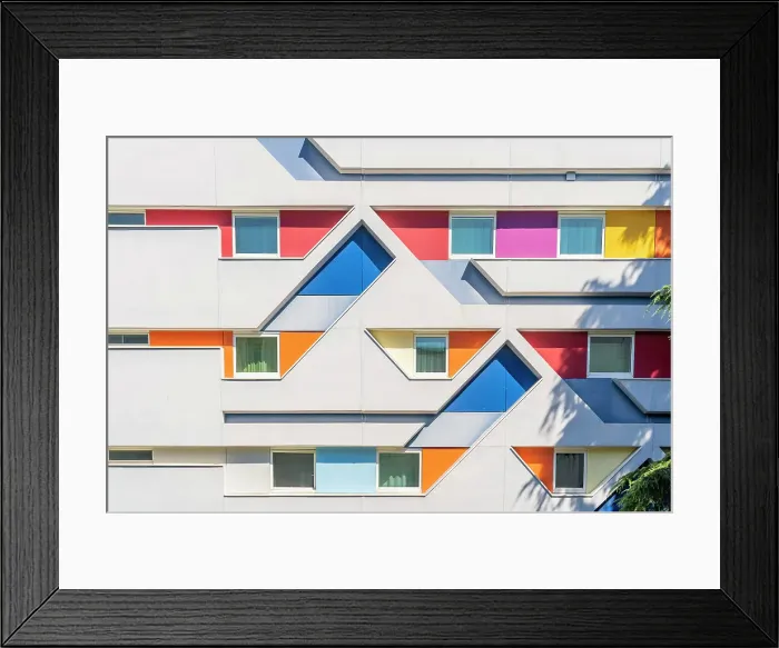 Framed Print : Hotel Eurociel, Montpellier, Herault, France