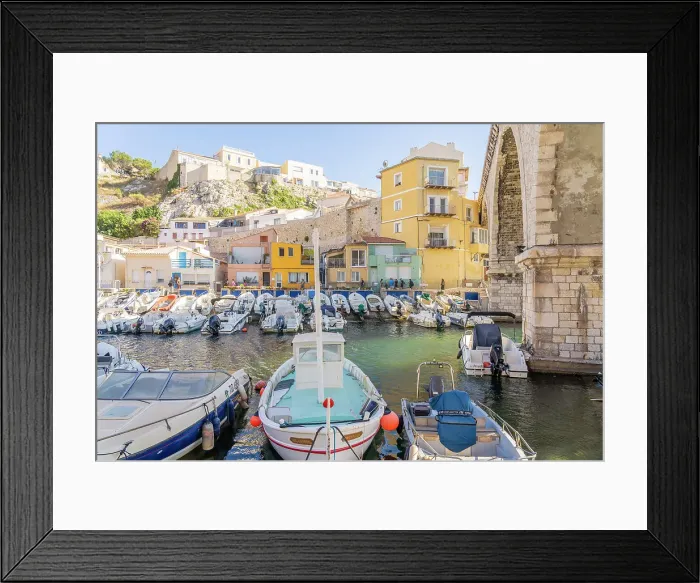 Framed Print : Vallon des Auffes, Marseille, Provence Alpes Cote d'Azur, Bouches du Rhone, France Framed Print : Vallon des Auffes, Marseille, Provence Alpes Cote d'Azur, Bouches du Rhone, France