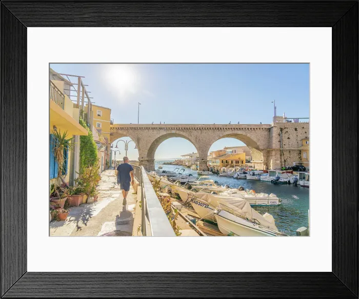 Framed Print : Vallon des Auffes, Marseille, Provence Alpes Cote d'Azur, Bouches du Rhone, France Framed Print : Vallon des Auffes, Marseille, Provence Alpes Cote d'Azur, Bouches du Rhone, France