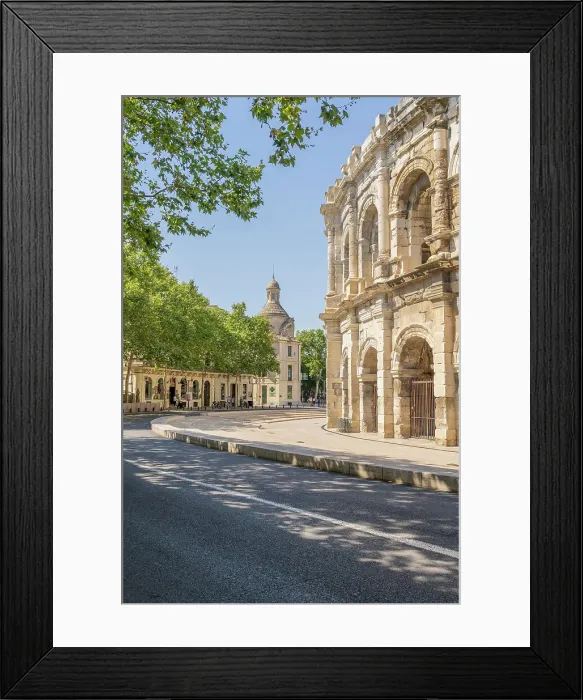 Framed Print : Amphitheatre of Nimes, Nimes, Gard, France