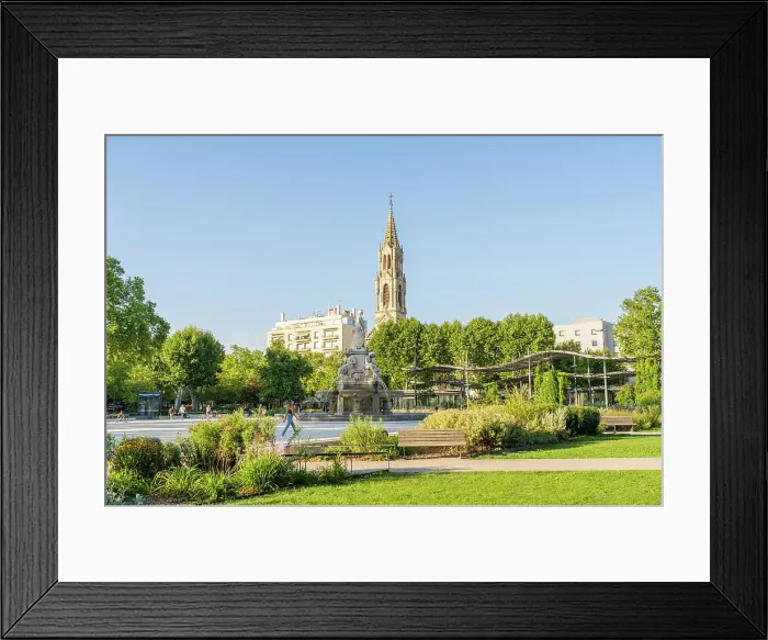 Framed Print : Church of Sainte Perprtue, Nimes, Gard, France