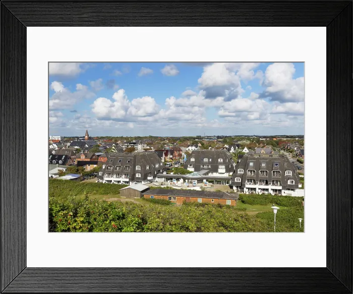 Framed Print : View over Westerland, Sylt, Schleswig Holstein, Germany Framed Print : View over Westerland, Sylt, Schleswig Holstein, Germany