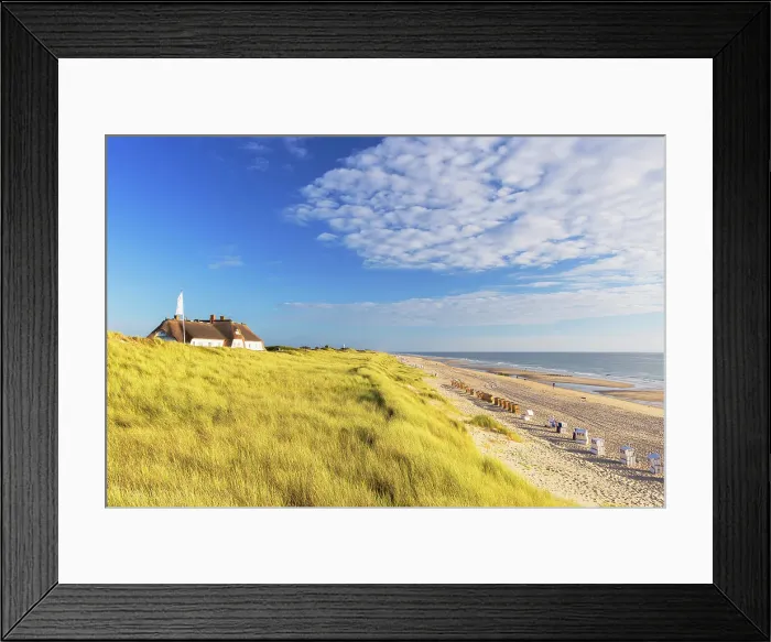 Framed Print : Sol'Ring Hof Hotel, Rantum beach, Sylt, Schleswig Holstein, Germany Framed Print : Sol'Ring Hof Hotel, Rantum beach, Sylt, Schleswig Holstein, Germany