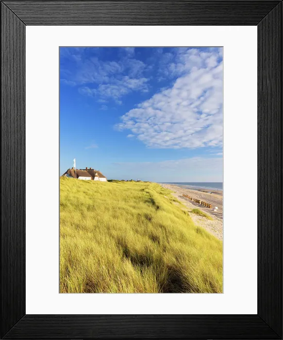 Framed Print : Sol'Ring Hof Hotel, Rantum beach, Sylt, Schleswig Holstein, Germany Framed Print : Sol'Ring Hof Hotel, Rantum beach, Sylt, Schleswig Holstein, Germany