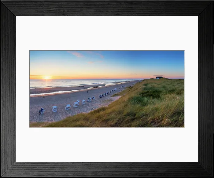 Framed Print : Rantum beach at sunset, Sylt, Schleswig Holstein, Germany Framed Print : Rantum beach at sunset, Sylt, Schleswig Holstein, Germany