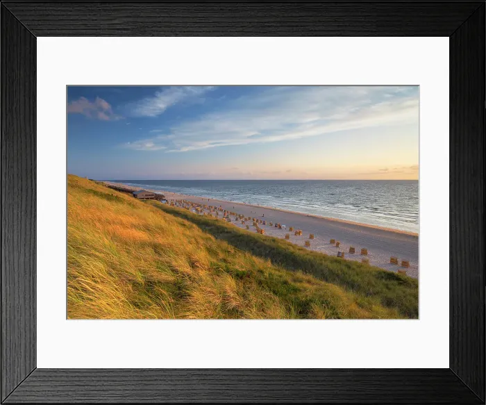 Framed Print : Wenningstedt beach, Sylt, Schleswig Holstein, Germany Framed Print : Wenningstedt beach, Sylt, Schleswig Holstein, Germany