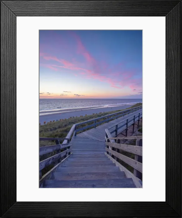 Framed Print : Wenningstedt beach at sunset, Sylt, Schleswig Holstein, Germany Framed Print : Wenningstedt beach at sunset, Sylt, Schleswig Holstein, Germany