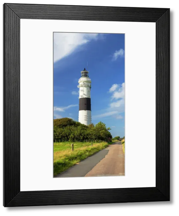 Framed Print : Langer Christian lighthouse, Kampen, Sylt, Schleswig Holstein, Germany