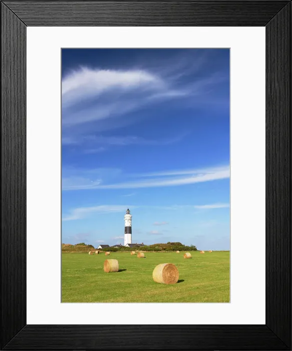 Framed Print : Langer Christian lighthouse, Kampen, Sylt, Schleswig Holstein, Germany
