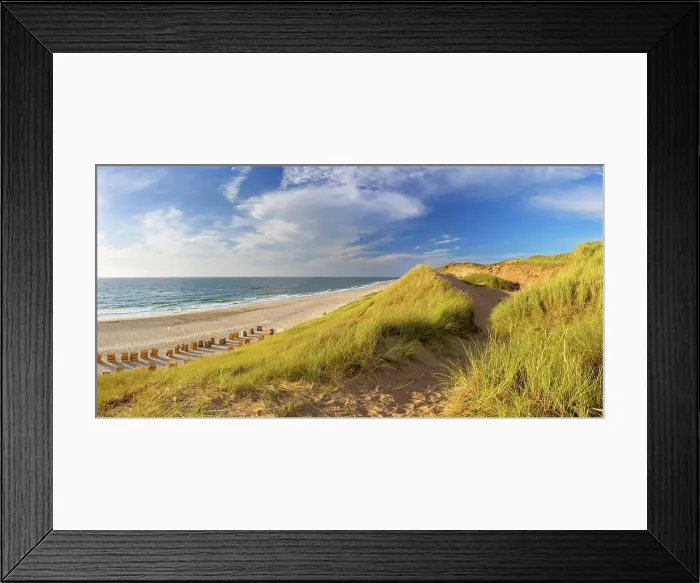 Framed Print : Red Cliffs beach (Rotes Kliff), Kampen, Sylt, Schleswig Holstein, Germany Framed Print : Red Cliffs beach (Rotes Kliff), Kampen, Sylt, Schleswig Holstein, Germany