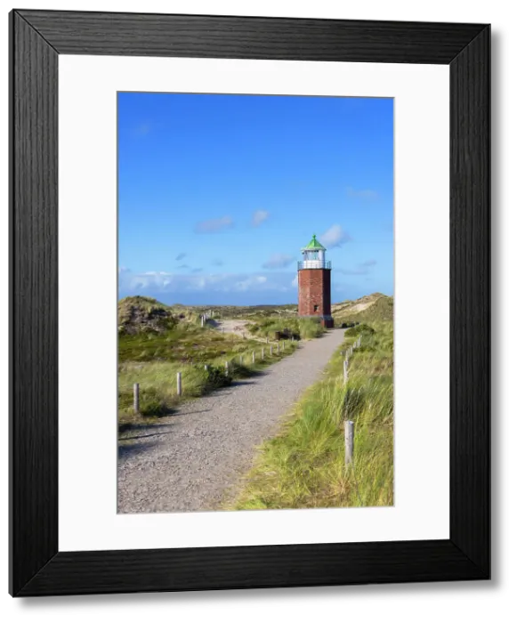 Framed Print : Red Cliffs (Rotes Kliff) lighthouse, Kampen, Sylt, Schleswig Holstein, Germany Framed Print : Red Cliffs (Rotes Kliff) lighthouse, Kampen, Sylt, Schleswig Holstein, Germany