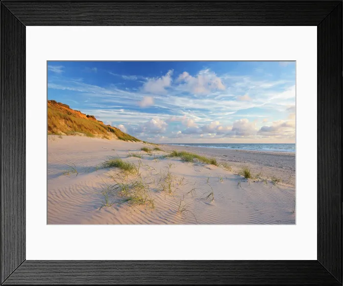 Framed Print : Red Cliffs beach (Rotes Kliff), Kampen, Sylt, Schleswig Holstein, Germany Framed Print : Red Cliffs beach (Rotes Kliff), Kampen, Sylt, Schleswig Holstein, Germany