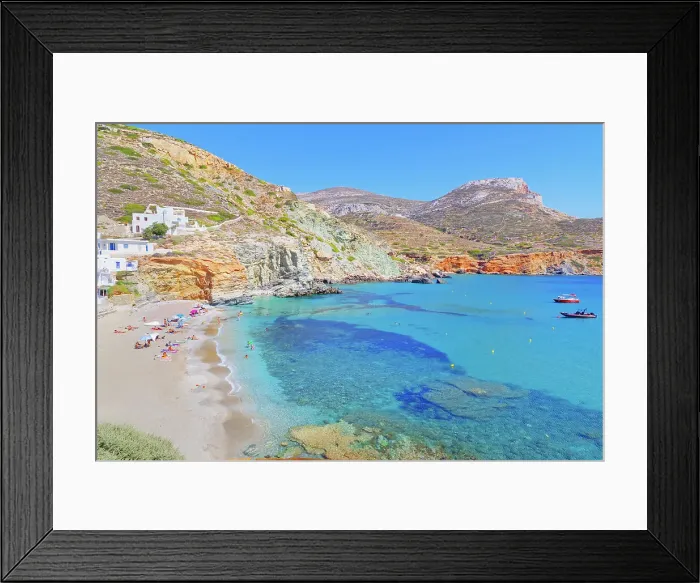 Framed Print : Agali beach, Agali, Folegandros Island, Cyclades Islands, Greece Framed Print : Agali beach, Agali, Folegandros Island, Cyclades Islands, Greece