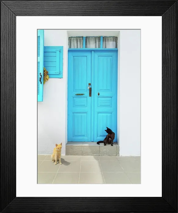 Framed Print : Old town house, Mandraki, Nisyros Island, Dodecanese Islands, Greece