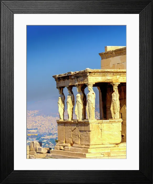 Framed Print : The Porch of the Maidens, Erechtheion, Acropolis, Athens Framed Print : The Porch of the Maidens, Erechtheion, Acropolis, Athens
