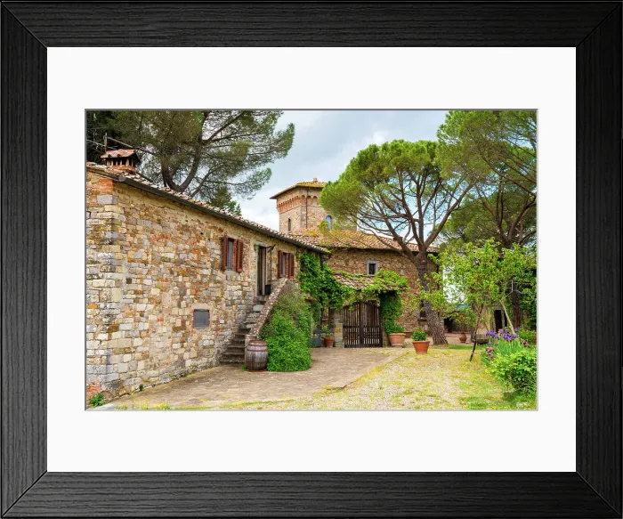 Framed Print : Castello di Rampello Winetatsing Vinyards Panzano, Chianti Region, central Tuscany, Italy Framed Print : Castello di Rampello Winetatsing Vinyards Panzano, Chianti Region, central Tuscany, Italy