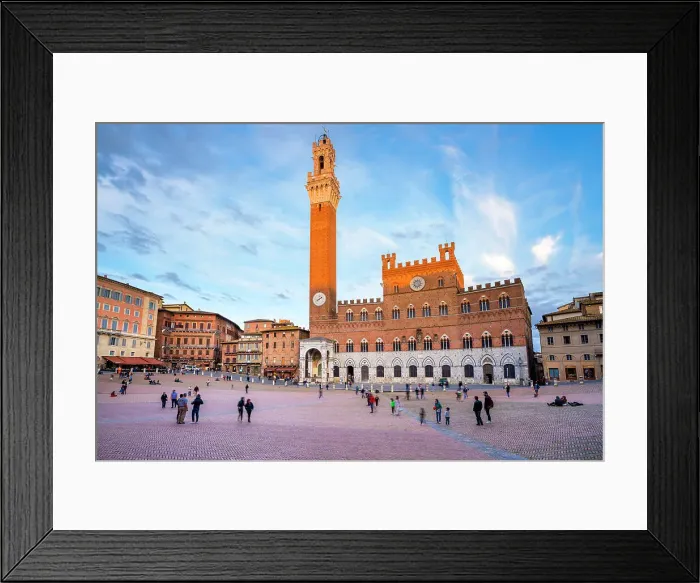 Framed Print : Piazza del Campo with Palazzo Pubblico, Siena, Tuscany, UNESCO World Heritage Site, Italy Framed Print : Piazza del Campo with Palazzo Pubblico, Siena, Tuscany, UNESCO World Heritage Site, Italy