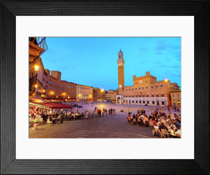 Framed Print : Piazza del Campo with Palazzo Pubblico, Siena, Tuscany, UNESCO World Heritage Site, Italy Framed Print : Piazza del Campo with Palazzo Pubblico, Siena, Tuscany, UNESCO World Heritage Site, Italy