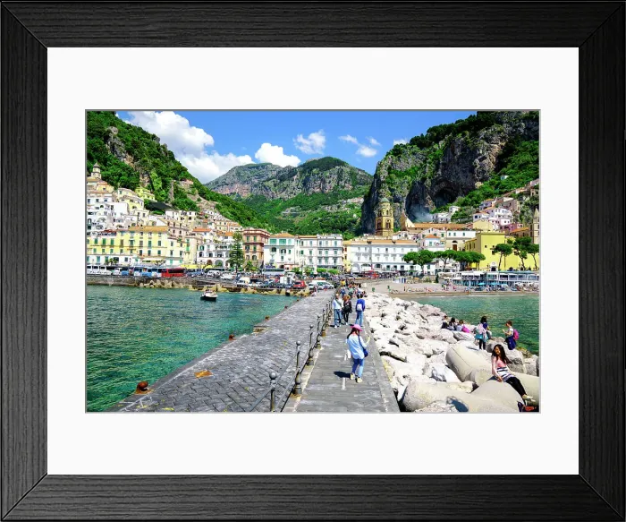 Framed Print : Amalfi, Duomo di Amalfi, Piazza del Duomo, Amalfi Coast, Campania, Italy Framed Print : Amalfi, Duomo di Amalfi, Piazza del Duomo, Amalfi Coast, Campania, Italy