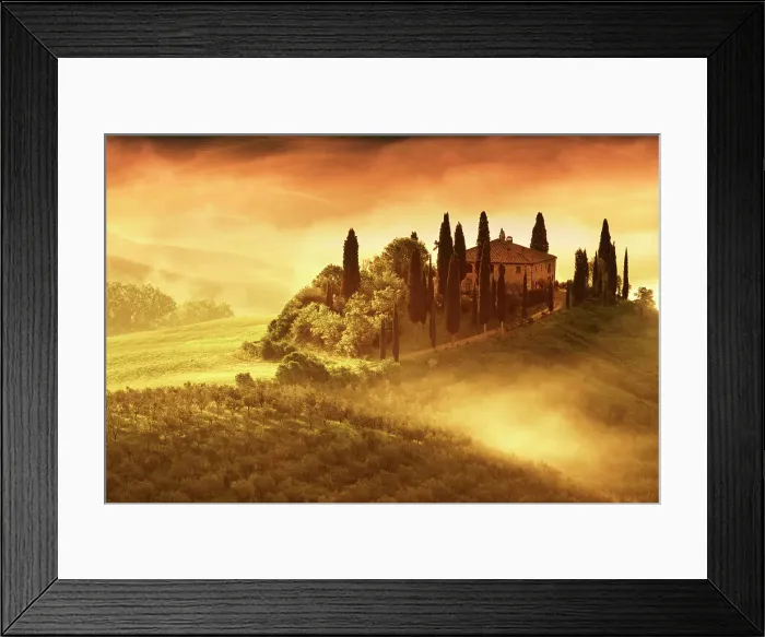 Framed Print : Val D'Orcia, Tuscany, UNESCO World Heritage Site, Italy Framed Print : Val D'Orcia, Tuscany, UNESCO World Heritage Site, Italy