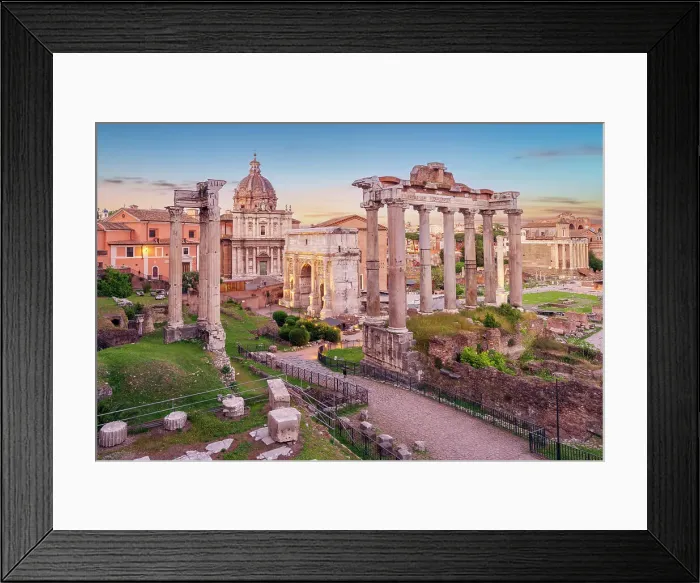 Framed Print : Roman Forum, UNESCO World Heritage Site, Rome, Italy Framed Print : Roman Forum, UNESCO World Heritage Site, Rome, Italy