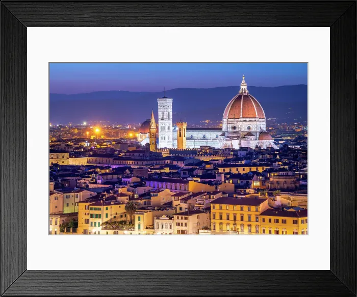 Framed Print : View over Florence with the Dome and Cathedral of Florence, Arno River Florence, Tuscany, Italy Framed Print : View over Florence with the Dome and Cathedral of Florence, Arno River Florence, Tuscany, Italy