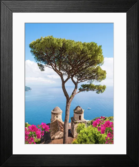 Framed Print : View from Ravello, Amalfi Coast, Campania, Italy Framed Print : View from Ravello, Amalfi Coast, Campania, Italy