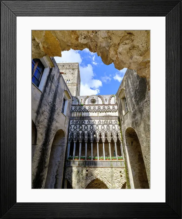Framed Print : Villa Rufolo and Graden Ravello, Amalfi Coast, Campania, Italy Framed Print : Villa Rufolo and Graden Ravello, Amalfi Coast, Campania, Italy