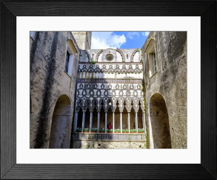 Framed Print : Villa Rufolo and Graden Ravello, Amalfi Coast, Campania, Italy Framed Print : Villa Rufolo and Graden Ravello, Amalfi Coast, Campania, Italy