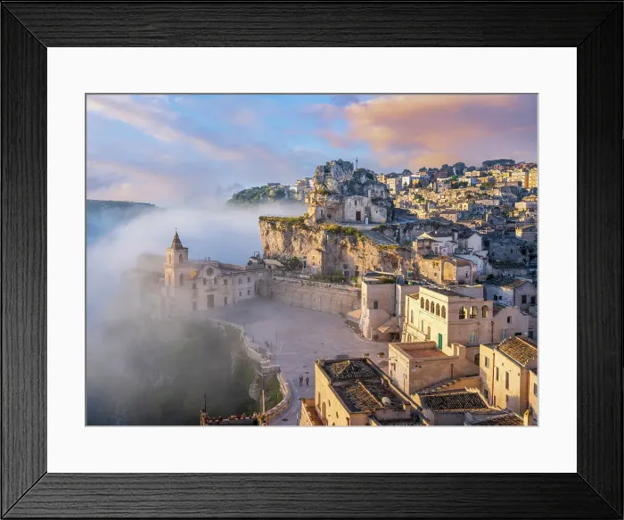 Framed Print : Sassi di Matera, The old town carved out of the rocks, UNESCO World Heritage Site, Matera, Basilicata, Italy Framed Print : Sassi di Matera, The old town carved out of the rocks, UNESCO World Heritage Site, Matera, Basilicata, Italy