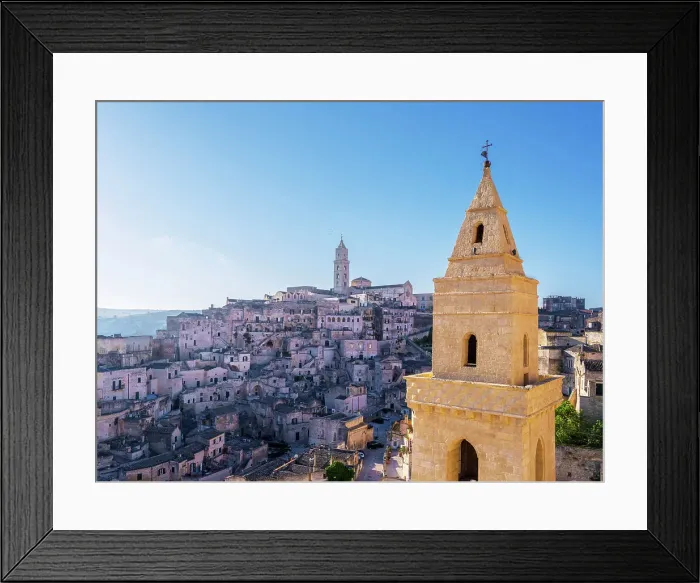 Framed Print : Sassi di Matera, The old town carved out of the rocks, UNESCO World Heritage Site, Matera, Basilicata, Italy Framed Print : Sassi di Matera, The old town carved out of the rocks, UNESCO World Heritage Site, Matera, Basilicata, Italy